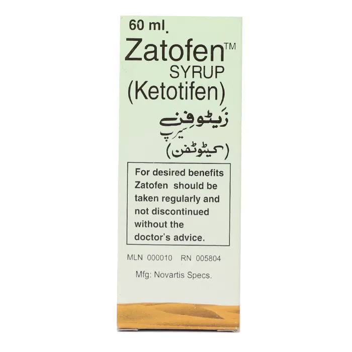 ZATOFEN 60ML SYP 1'S