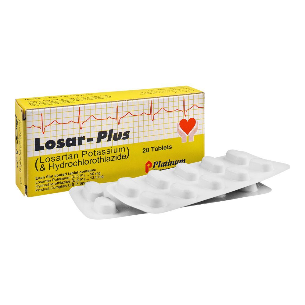 LOSAR PLUS TAB 50/12.5 MG 2X10'S