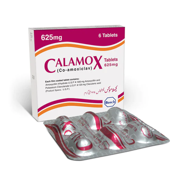 CALAMOX 625MG TAB 1x6