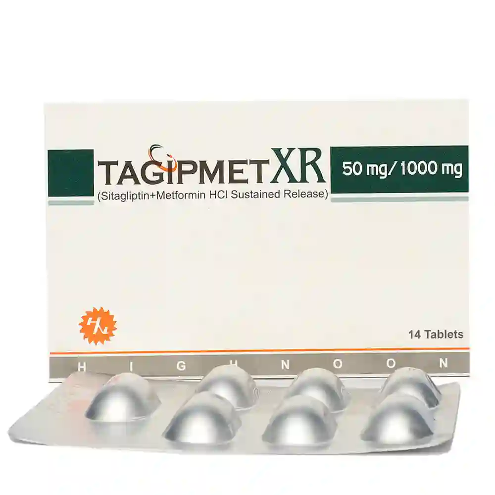 TAGIPMET XR 50MG/1000MG TAB 10X2