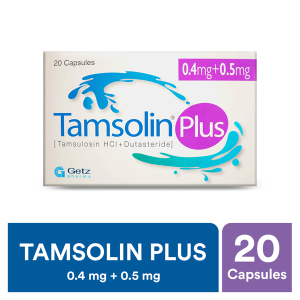 TAMSOLIN PLUS 0.4MG+0.5MG CAP 10X2'S