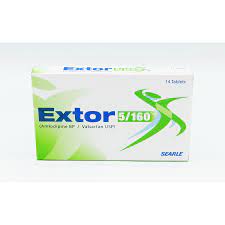 EXTOR TAB 5/160 MG 14S