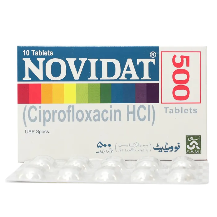 NOVIDAT 500MG TAB 10 S