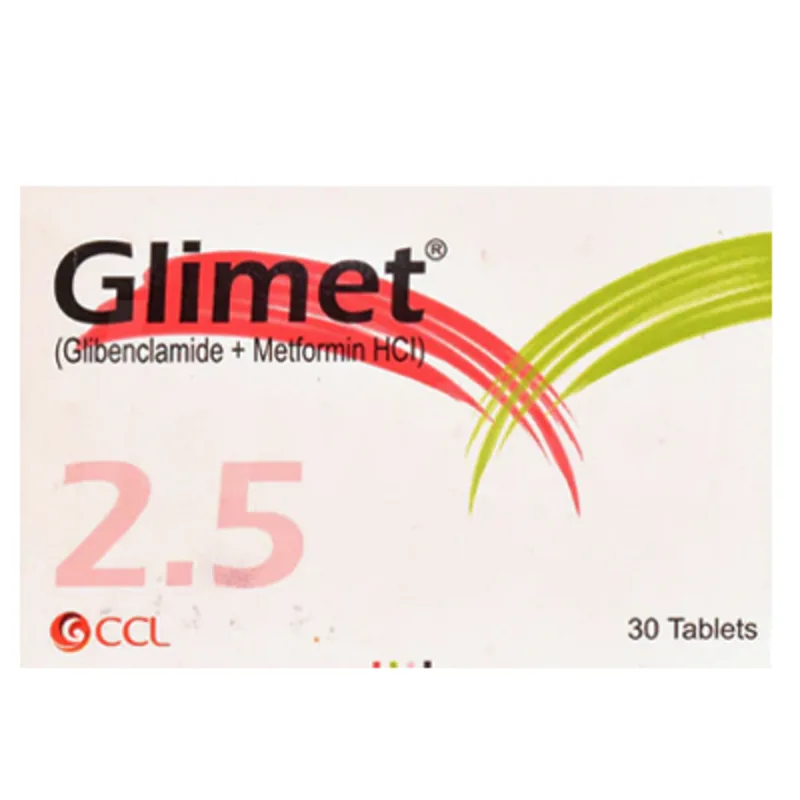 GLIMET TAB 2.5/500 MG 10x3