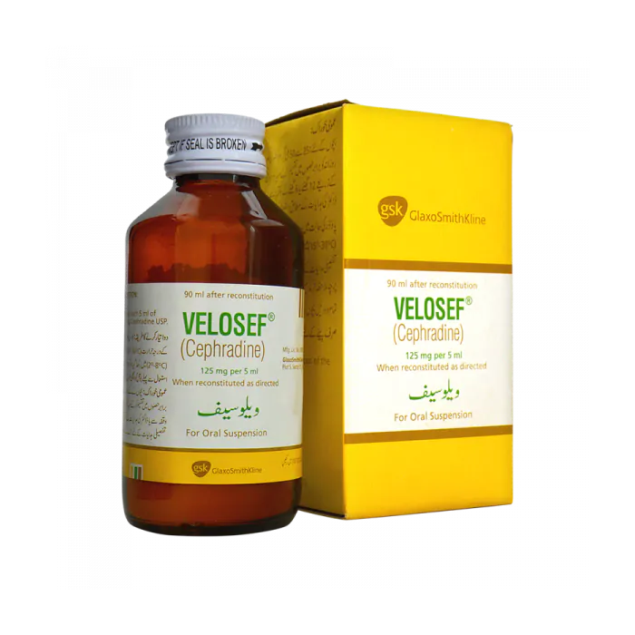 VELOSEF 125MG 90ML 1'S