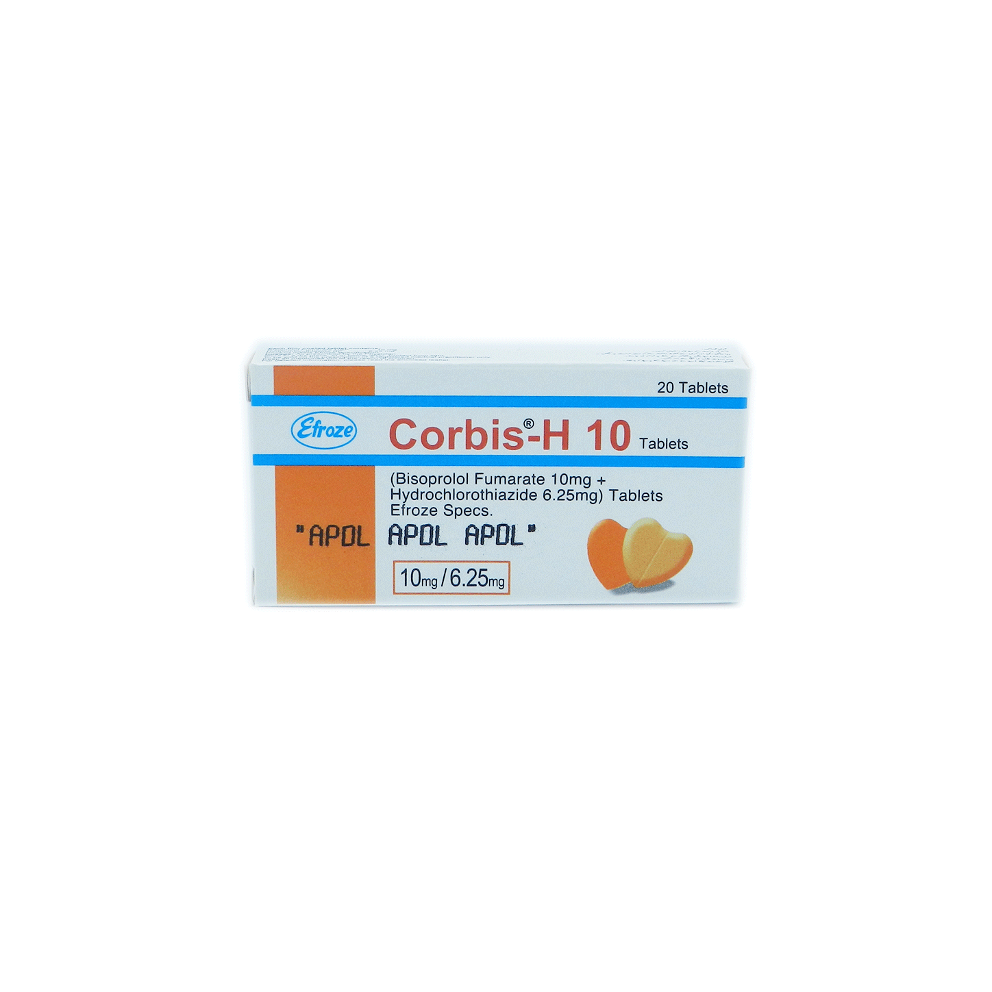 CORBIS - H 10MG TAB 10X2'S 