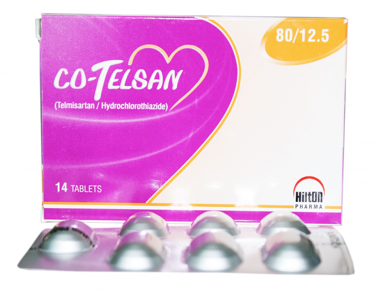 CO-TELSAN TAB 80/12.5 MG 14'S