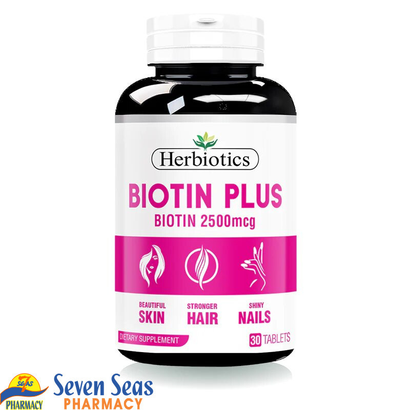 BIOTIN PLUS 2500 MCG TAB 30S(HERBIOTICS)