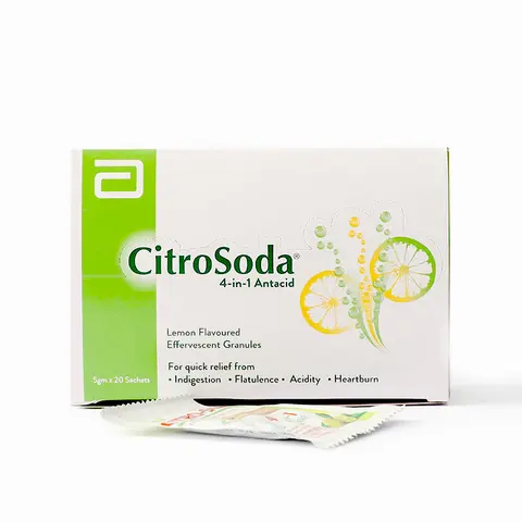 CITRO SODA POWDER LEMON 1x20'S