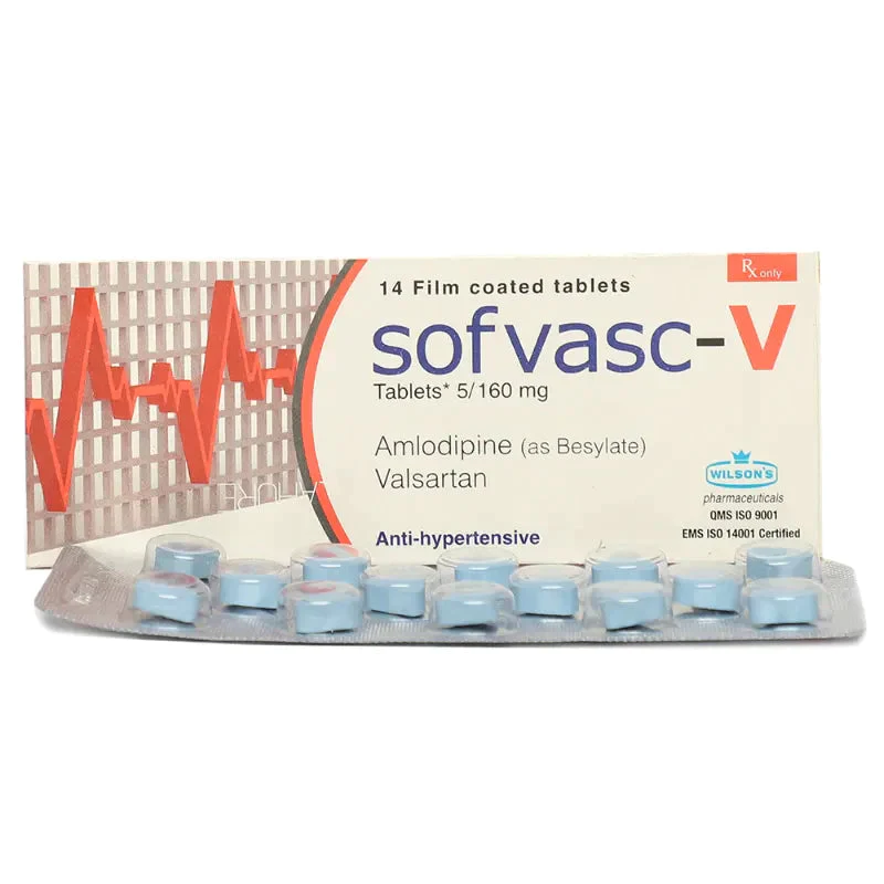 SOFVASC-V TAB 5/160 MG 14'S