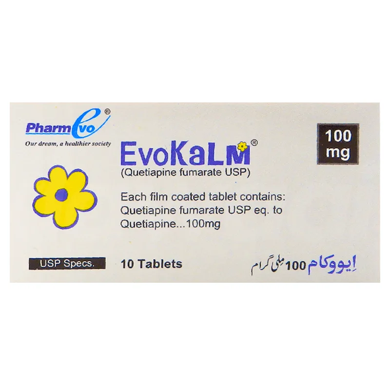 EVOKALM TAB 100 MG 1x10