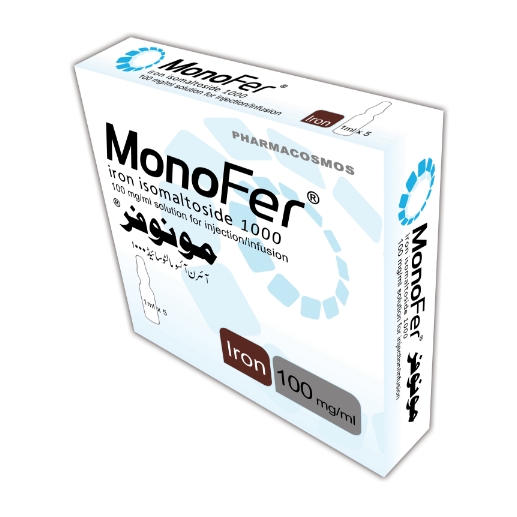 MONOFER 100 MG INJ 5S